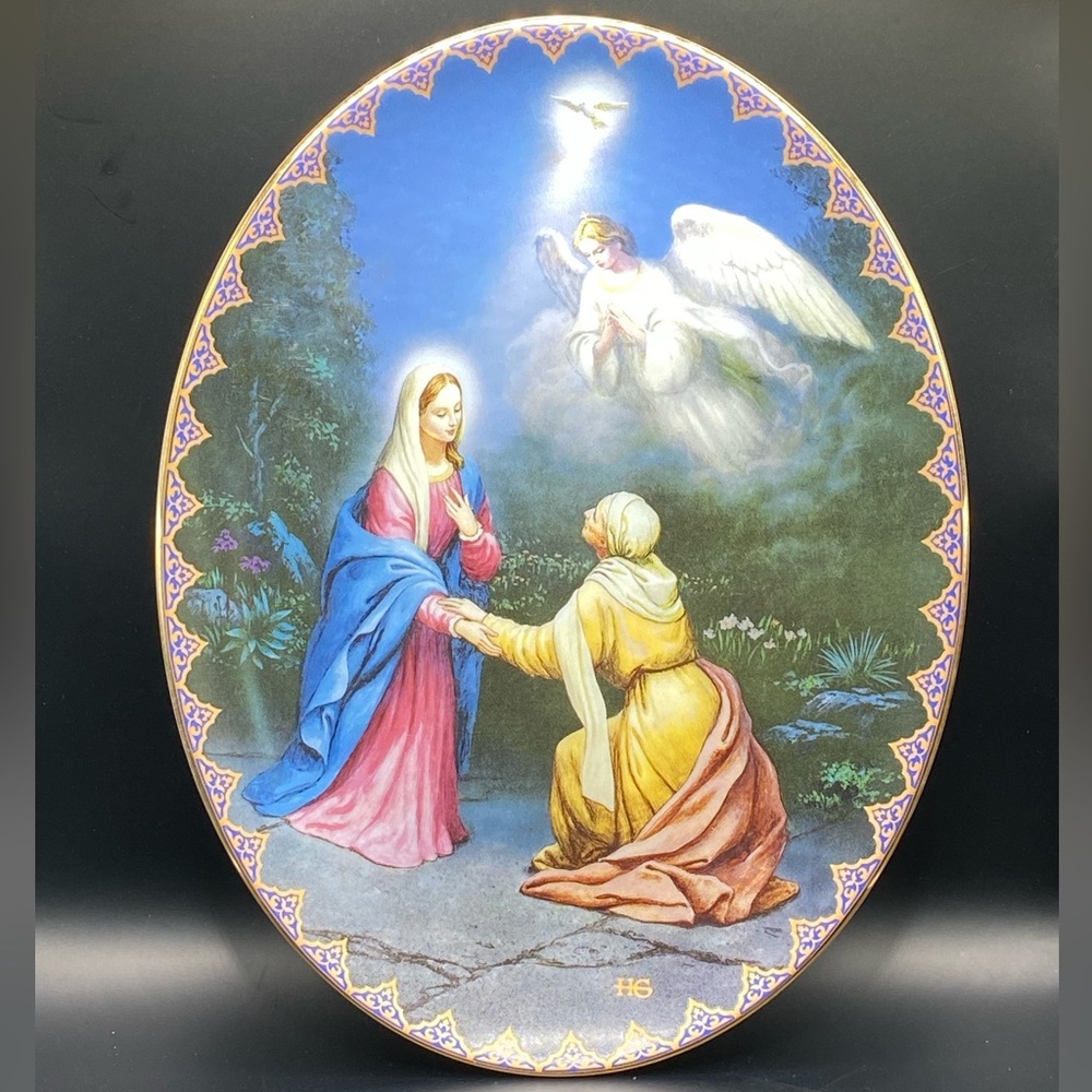 1996 The Visitation collector plate by Hector Garrido by the Bradford Exchange